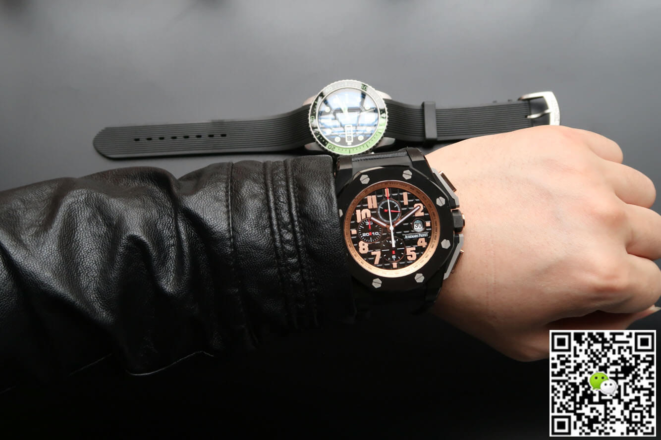 Replica Audemars P1g*et Royal Oak Offshore 26378IO.OO.A001KE.01 1:1 Best Edition JF Factory V2 Black Dial