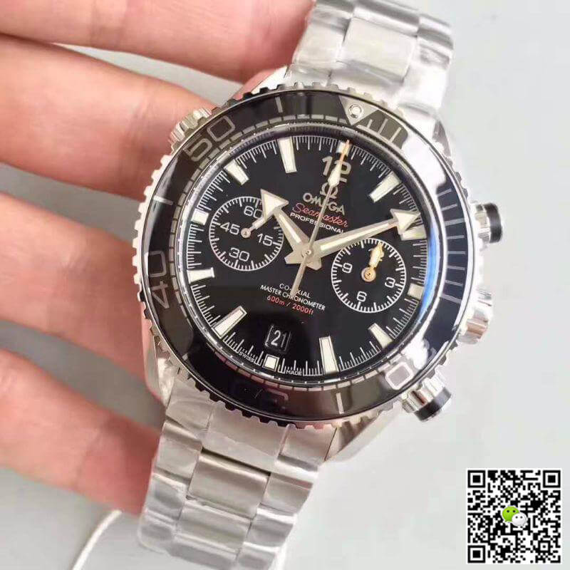 Replica 0me*ga Seamaster Planet Ocean 232.30.46.51.01.001 OM Factory 1:1 Best Edition Swiss ETA7750 Black Dial