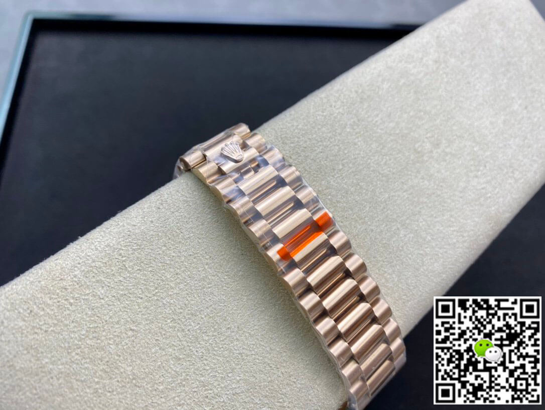 Replica R01ex Day Date 228235 1:1 Best Edition EW Factory V2 Brown Dial