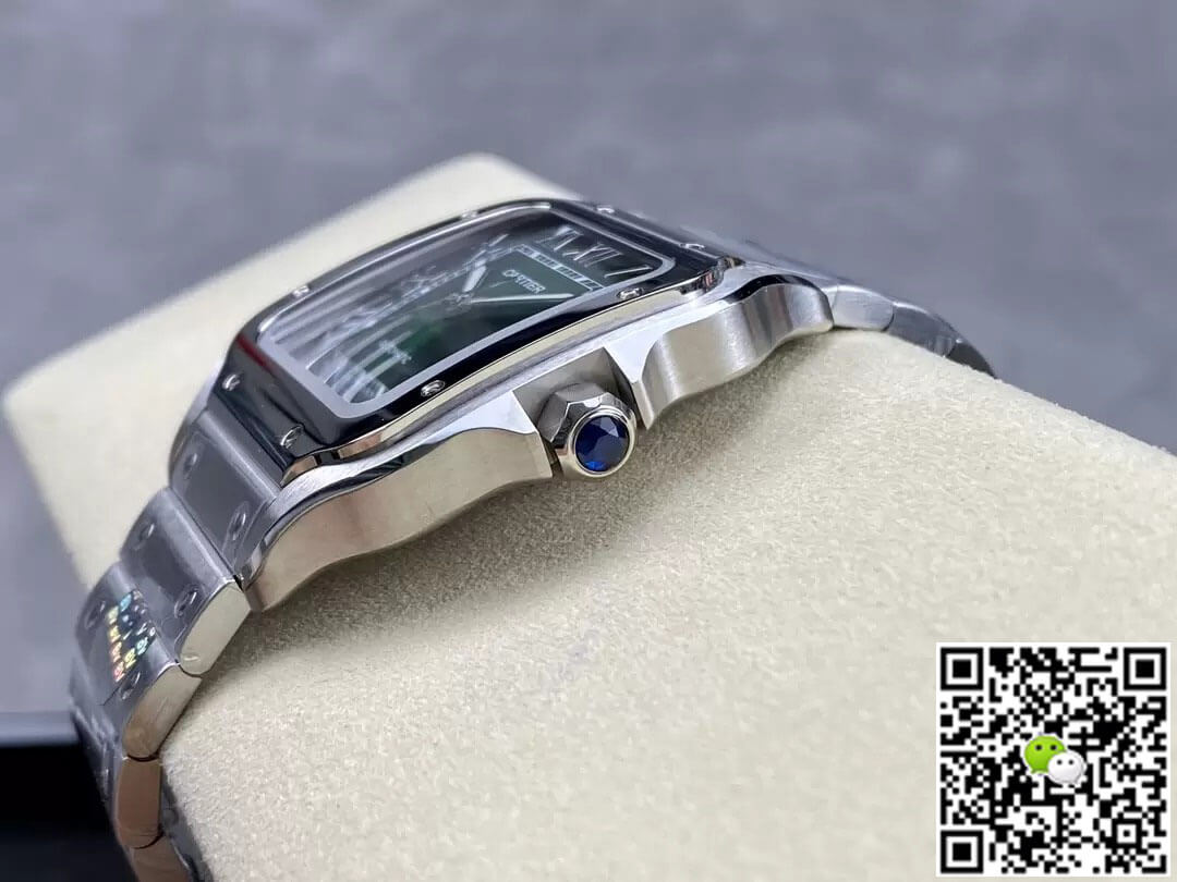 Replica Ca*t1er De Santos WSSA0062 1:1 Best Edition BV Factory Green Dial