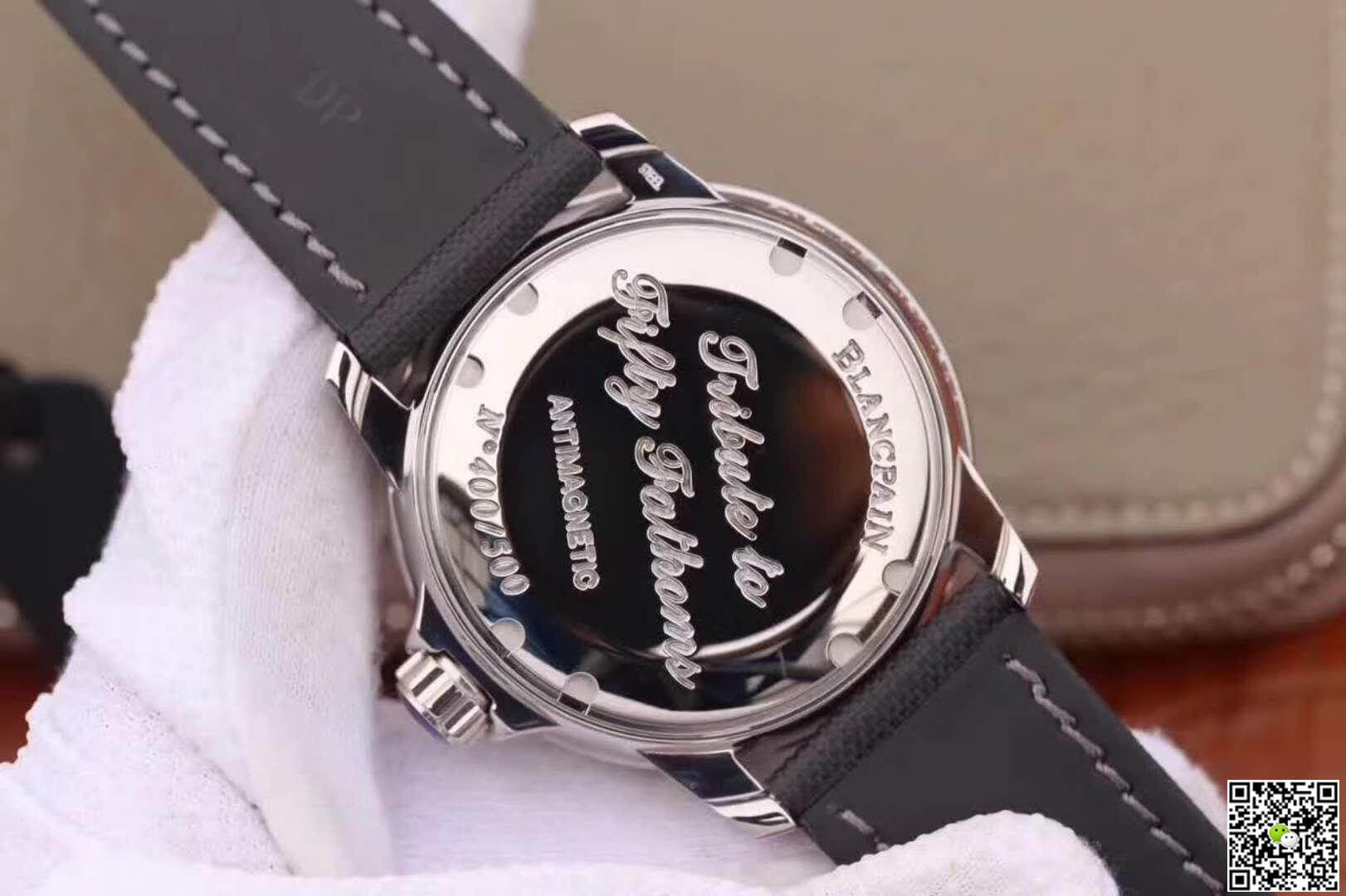 Replica Blancpain Fifty Fathoms 5015B-1130-52 ZF Factory 1:1 Best Edition Swiss ETA2836-2 S*perlumed Correct Textured Black Dial