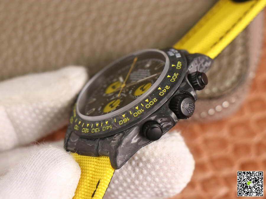 Replica R01ex Daytona Diw Retrofit Version 1:1 Best Edition WWF Factory Carbon Fiber Dial