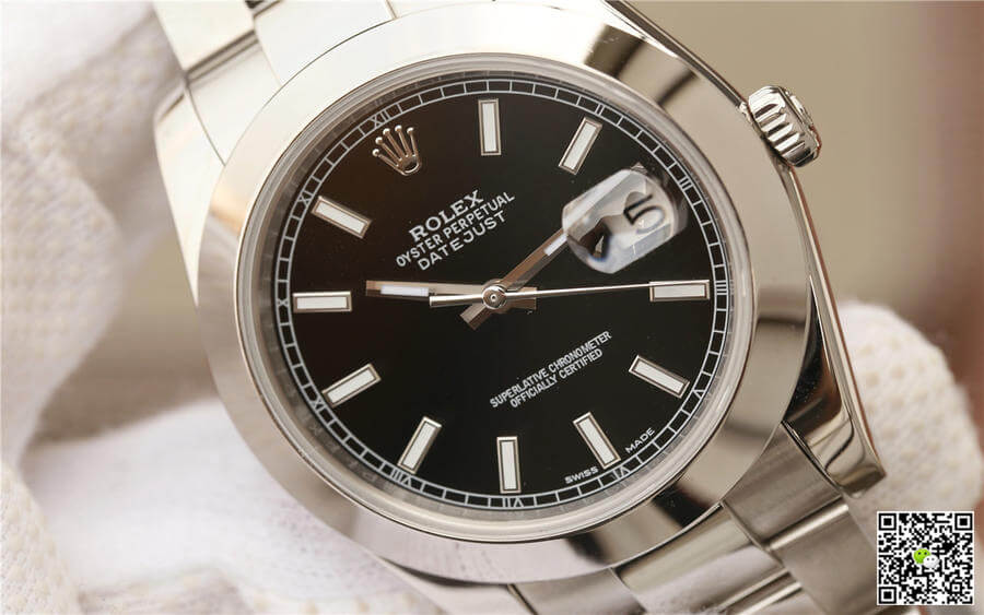 Replica R01ex Datejust M126300-0011 1:1 Best Edition EW Factory Black Dial