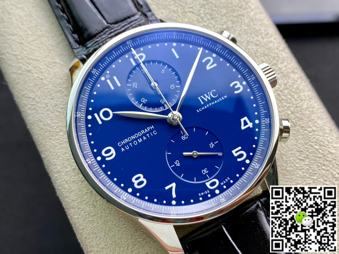 Replica IWC Portugieser IW371601 1:1 Best Edition ZF Factory Blue Dial