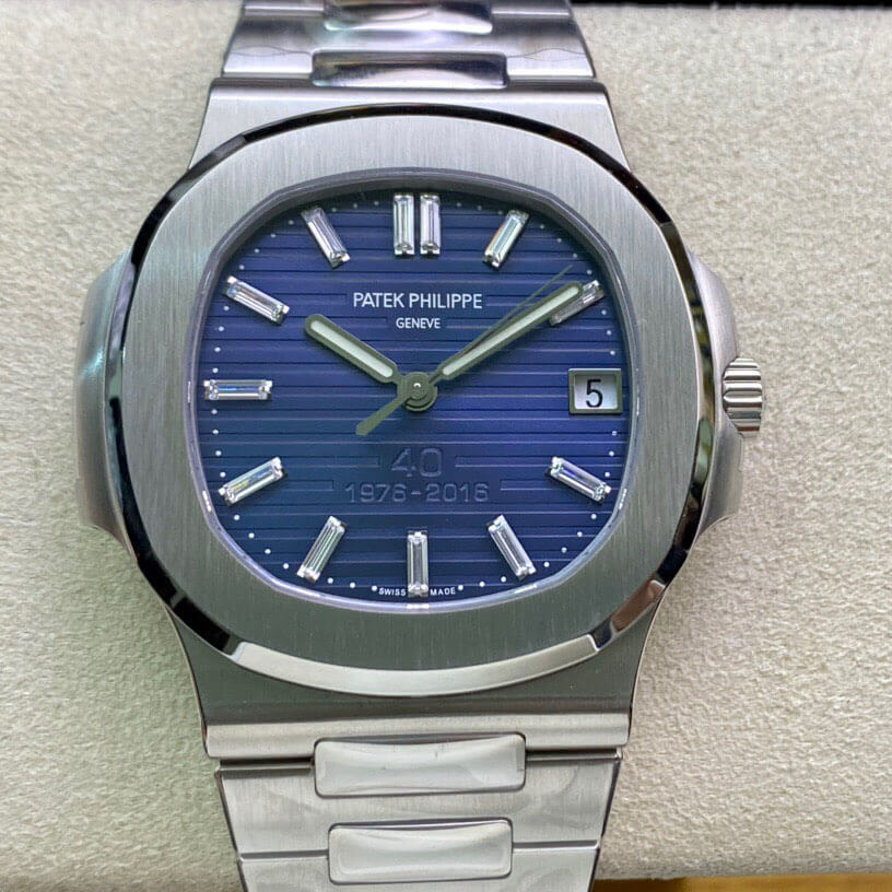 Replica Pat*k Phi1i*pe Nautilus 5711/1P 40th Anniversary 1:1 Best Edition PPF Factory Blue Dial