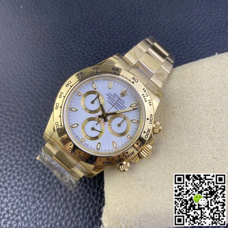Replica R01ex Cosmograph Daytona M116508-0001 1:1 Best Edition Clean Factory Yellow Gold
