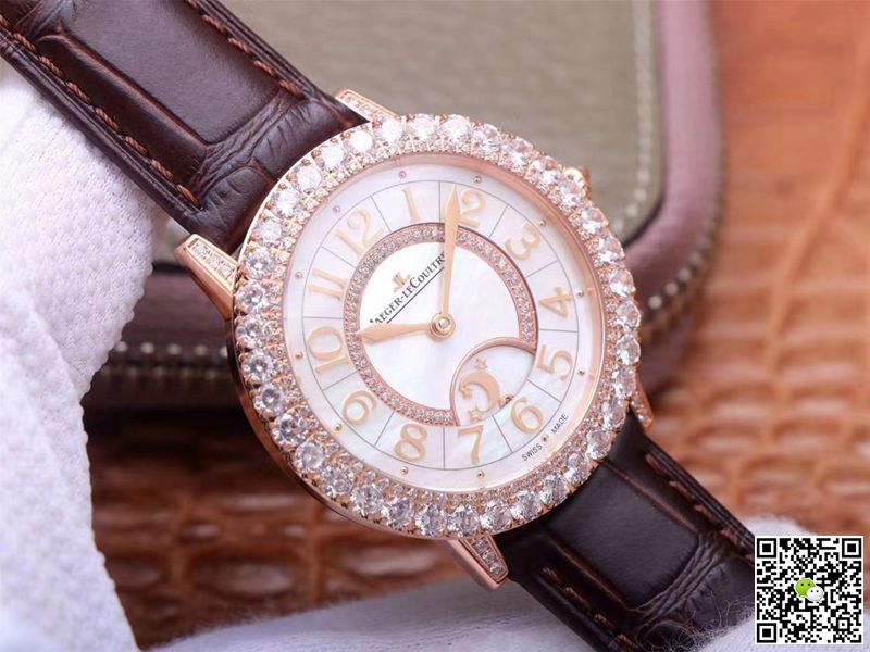 Replica Jaeger LeCoultre Rendez Vous Q3523570 1:1 Best Edition ZF Factory Rose Gold D1am0nd Swiss ETA925B/1