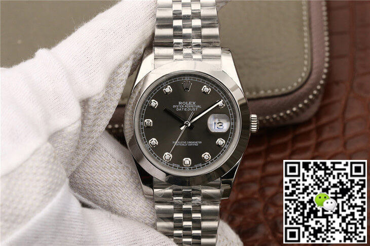 Replica R01ex Datejust M126300 1:1 Best Edition EW Factory Grey Dial