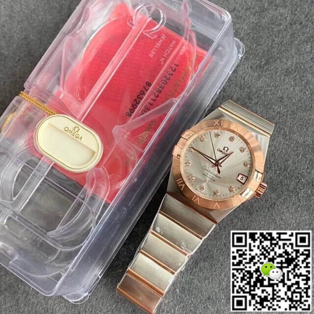 Replica 0me*ga Constellation 123.20.38.21.52.001 1:1 Best Edition VS Factory Silvery White Dial