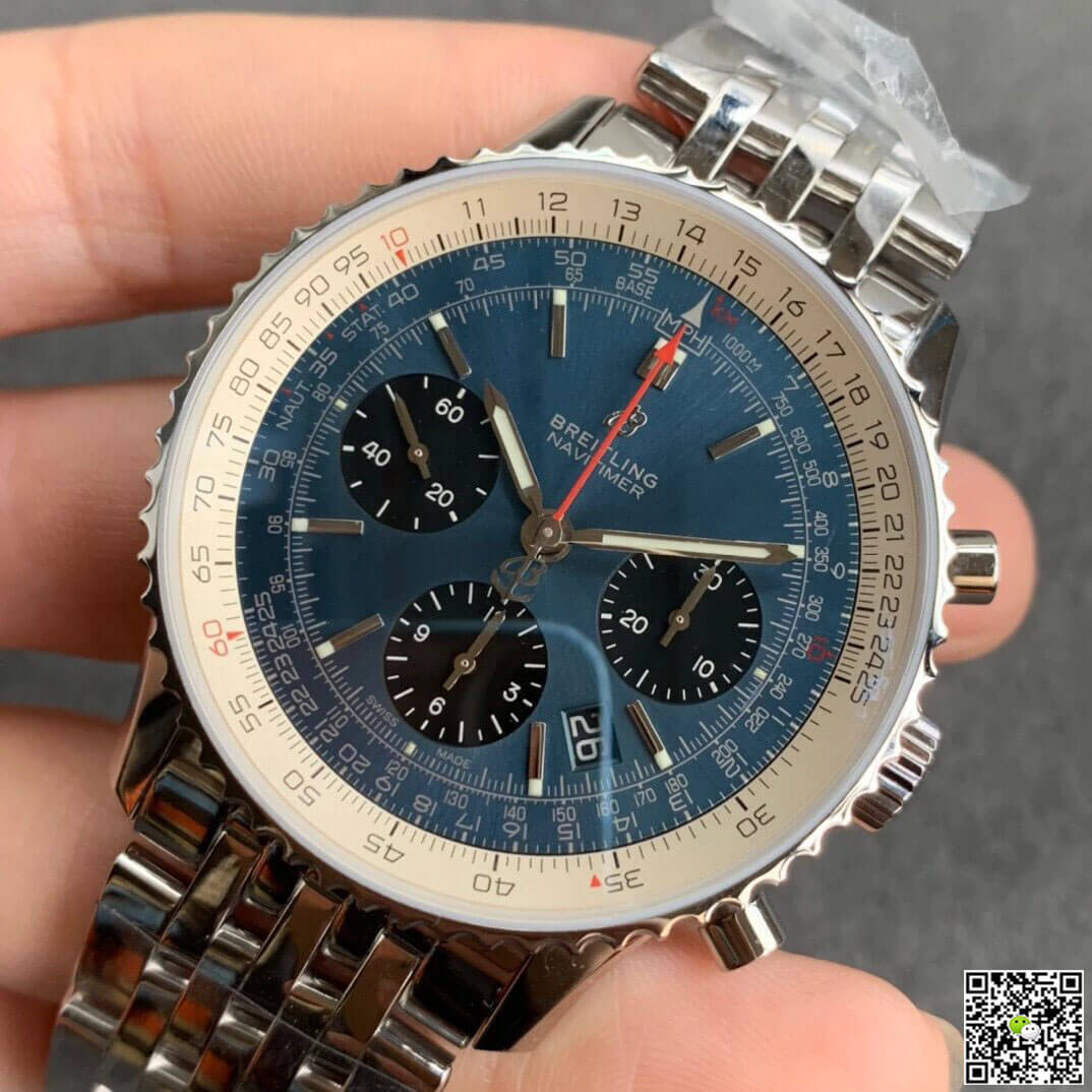 Replica Breitling Navitimer 1 B01 AB0121211C1A1 1:1 Best Edition GF Factory Stainless Steel