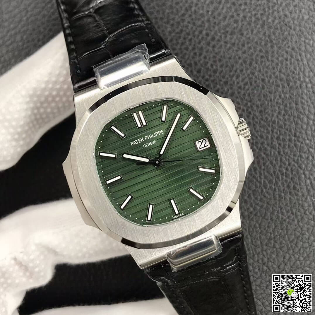 Replica Pat*k Phi1i*pe Nautilus 5711/1A-014 1:1 Best Edition 3K Factory Olive Green Dial