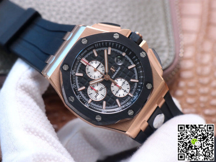 Replica Audemars P1g*et Royal Oak Offshore 26401RO.OO.A002CA.01 1:1 Best Edition JF Factory Black Dial