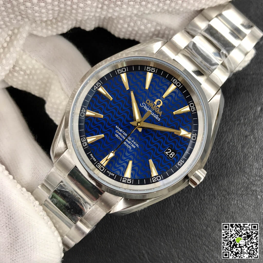 Replica 0me*ga Seamaster Aqua Terra 150M 1:1 Best Edition Rio Olympic Special Edition VS Factory Blue Dial
