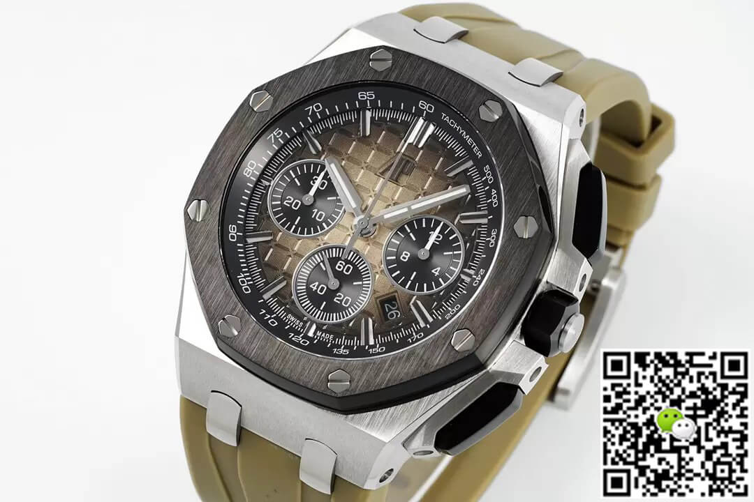Replica Audemars P1g*et Royal Oak Offshore 26420SO.OO.A600CA.01 1:1 Best Edition APF Factory Ceramic Bezel