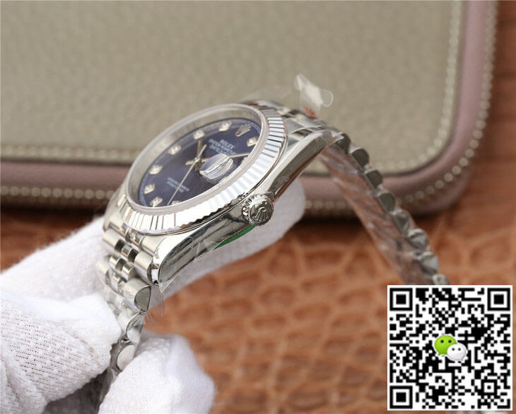Replica R01ex Datejust M126234-0037 1:1 Best Edition GM Factory D1am0nd-set Blue Dial