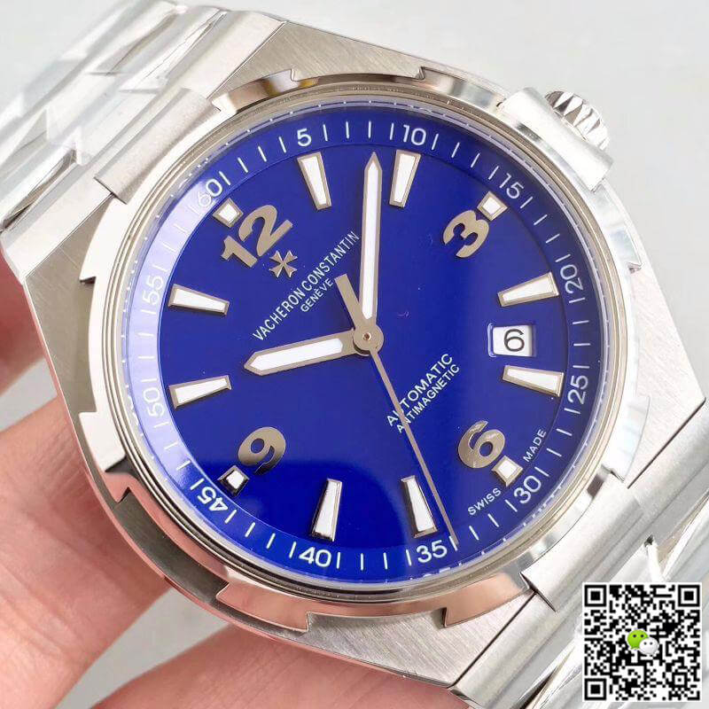 Vacheron C0nstan1n Replica Overseas 47040 JJ Factory 42mm 1:1 Best Edition Swiss ETA9015 Blue Dial