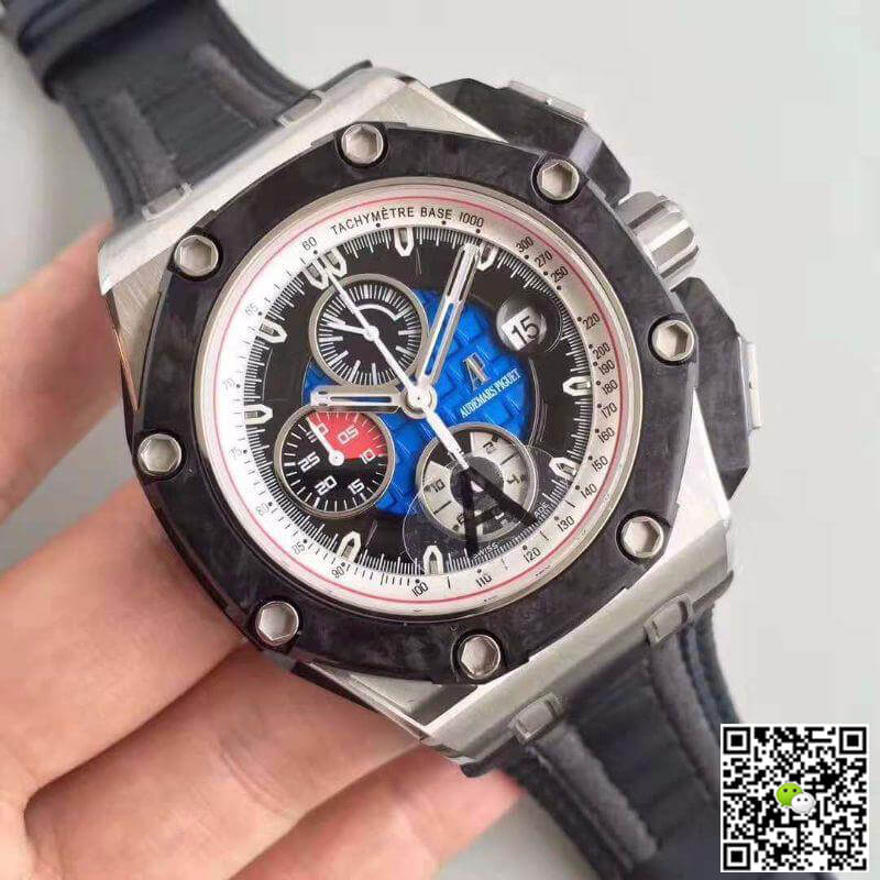 Replica Audemars P1g*et Royal Oak Offshore 26290PO.OO.A001VE.01 JF Factory 1:1 Best Edition Swiss ETA3126 Blue Dial