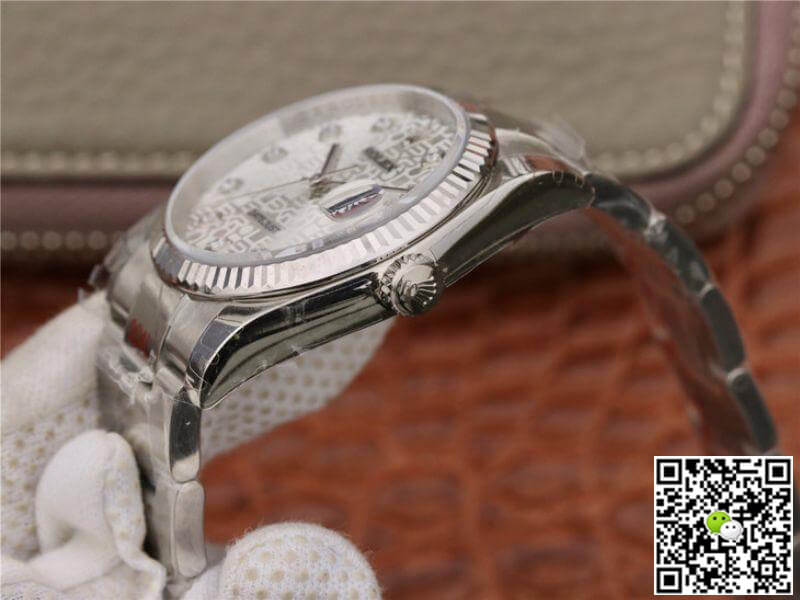 R01ex Dupe Datejust 36 116234 1:1 Best Edition Swiss ETA2836-2 Silver Computer Dial