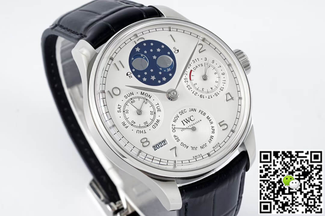 Replica IWC Portuguese Perpetual Calendar IW503406 1:1 Best Edition APS Factory White Dial