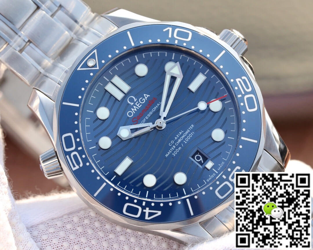 Replica 0me*ga Seamaster Diver 300M 210.30.42.20.03.001 1:1 Best Edition VS Factory Blue Dial