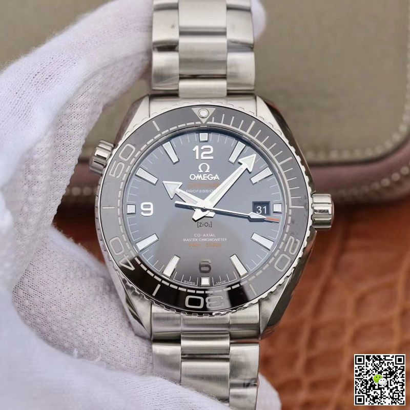Replica 0me*ga Seamaster 215.30.44.21.01.001 1:1 Best Edition VS Factory Black Ceramic Dial Swiss 8900