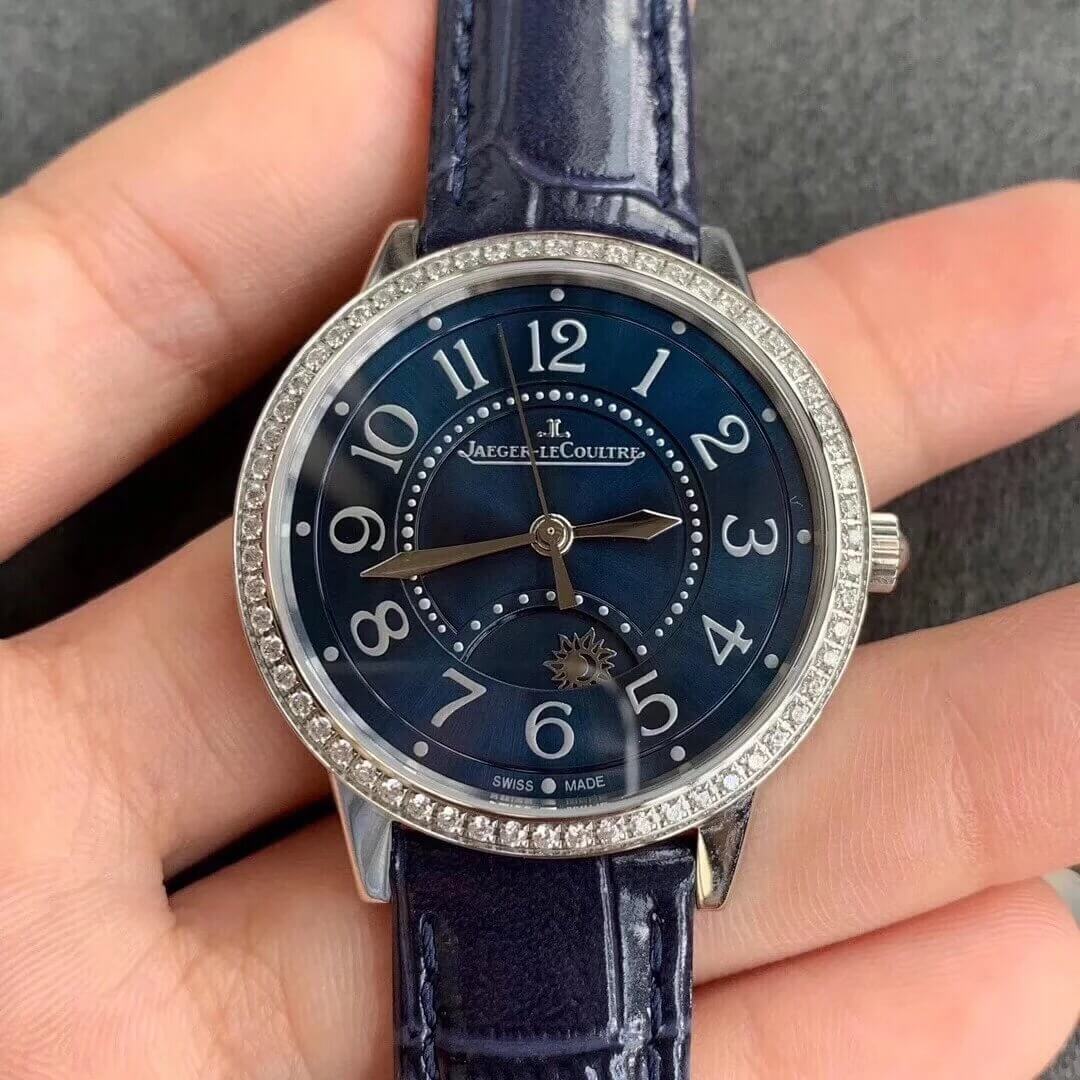 Replica Jaeger LeCoultre Rendez Vous 3448480 1:1 Best Edition ZF Factory Blue Dial