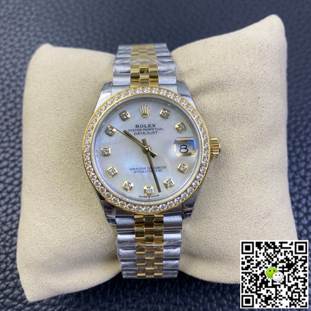 Replica R01ex Datejust M278383RBR-0028 31MM 1:1 Best Edition EW Factory Yellow Gold