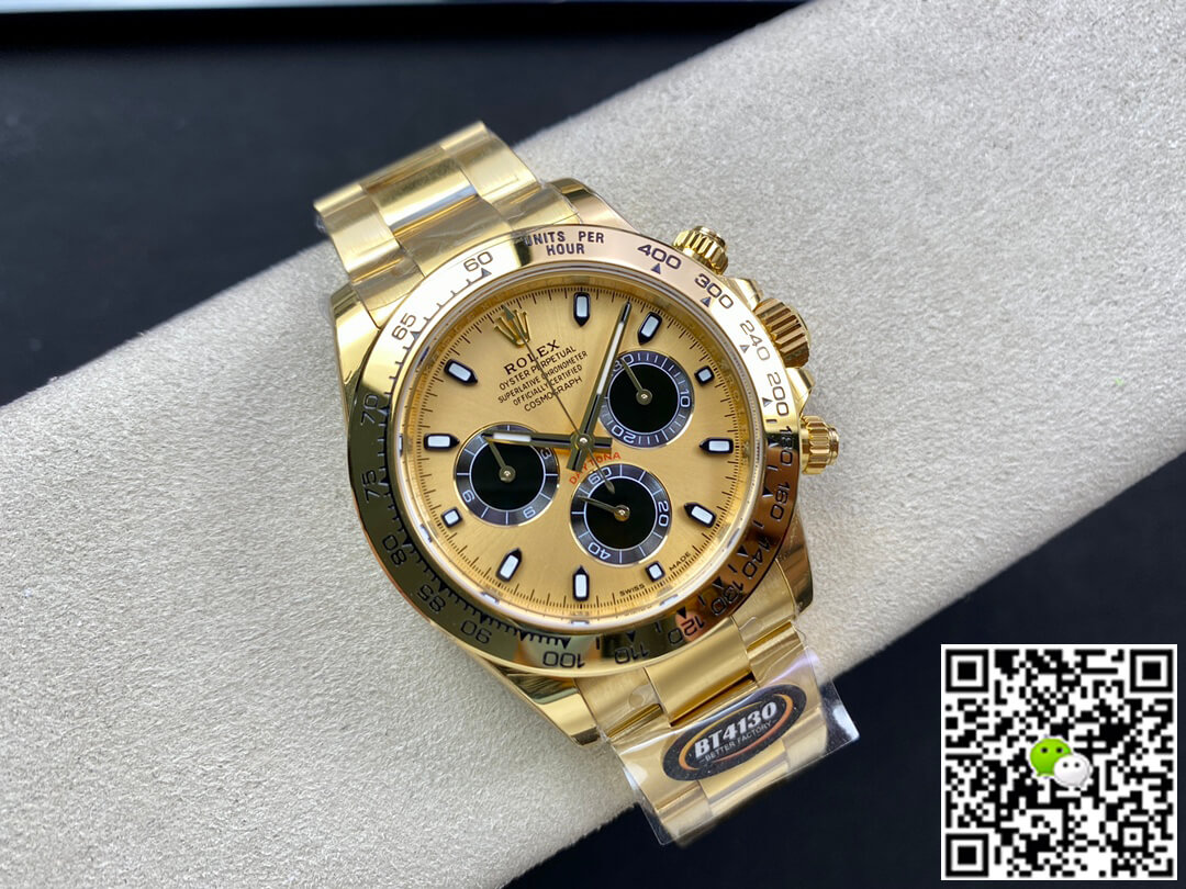 Replica R01ex Daytona M116508-0014 1:1 Best Edition BT Factory Champagne Dial