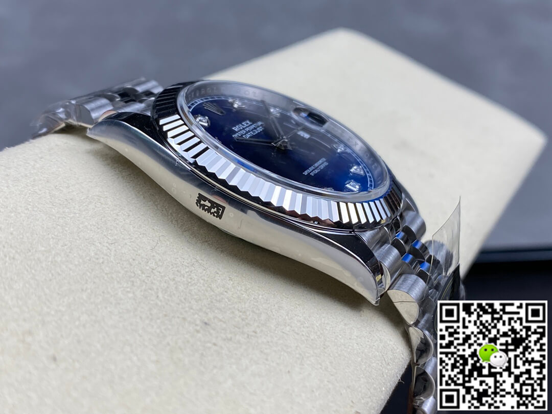 Replica R01ex Datejust M126334-0016 1:1 Best Edition Clean Factory Blue Dial