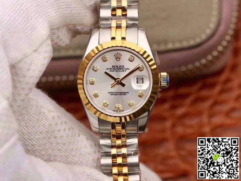 Replica R01ex Lady Datejust 28MM 1:1 Best Edition Swiss Original Imported NH05 18K Gold Plated