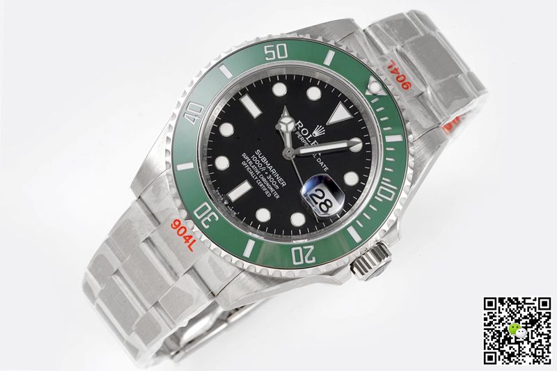 R01ex Submariner Replica Date M126610LV-0002 41MM 1:1 Best Edition ROF Factory Black Dial Swiss ETA2824