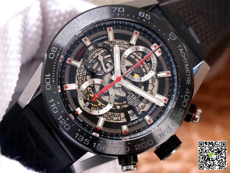 Replica TAG Heuer Carrera CAR201V.FT6046 1:1 Best Edition XF Factory Black Dial Swiss HEUER 01