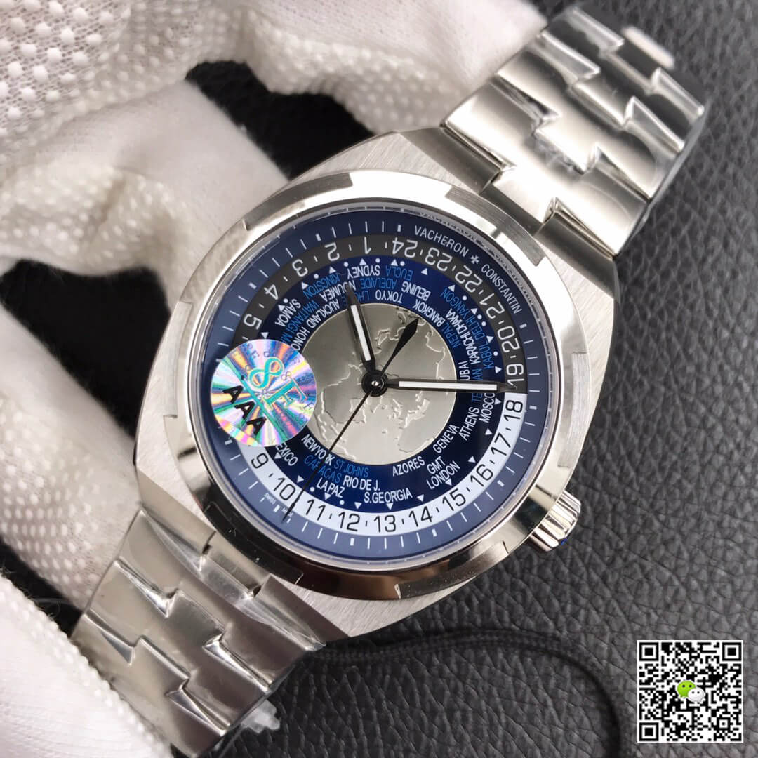Replica Vacheron C0nstan1n Overseas 7700V/110A-B172 1:1 Best Edition 8F Factory Blue Dial