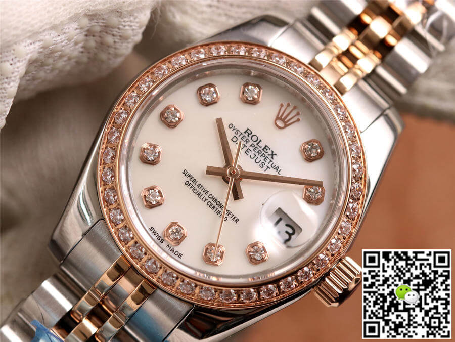 Replica R01ex Datejust 28MM 1:1 Best Edition BP Factory D1am0nd-set White Dial