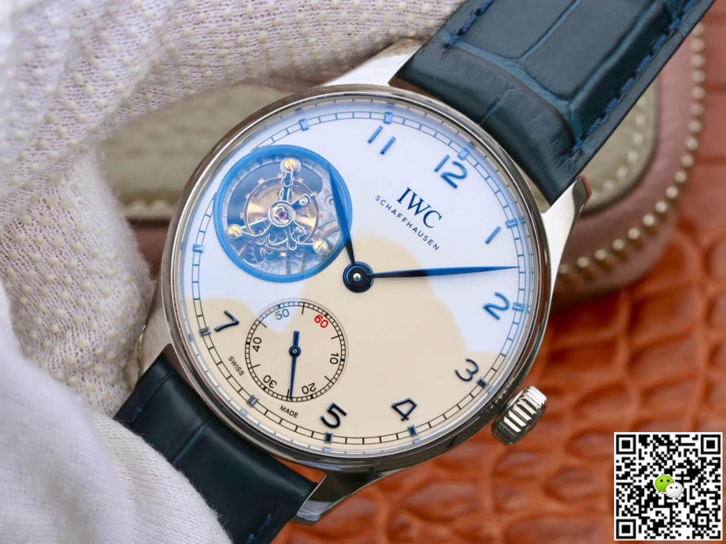 Replica IWC Portuguese Tourbillon 1:1 Best Edition ZF Factory Stainless Steel