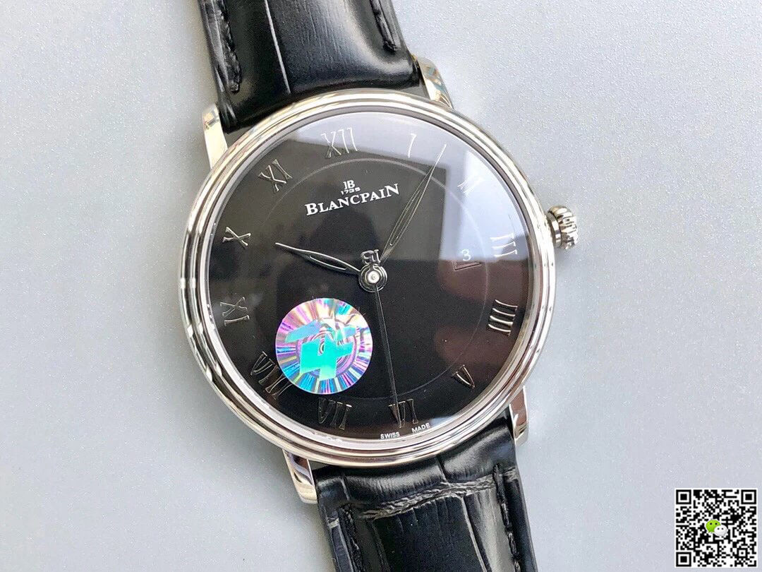 Replica Blancpain Villeret 6551-1127-55B 1:1 Best Edition ZF Factory Black Dial