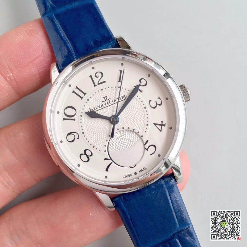 Replica Jaeger-LeCoultre Rendez-Vous 3448420 1:1 Best Edition Swiss ETA898A/1 blue strap