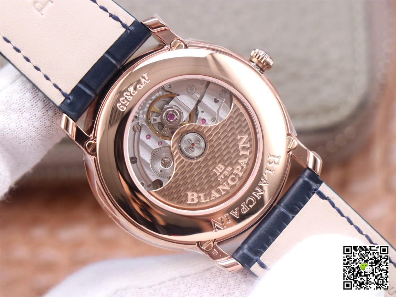 Replica Blancpain Villeret 6654-3640-55 1:1 Best Edition OM Factory V3 Rose Gold