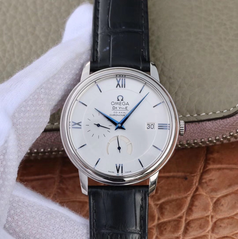 Replica 0me*ga De Ville Series 424.53.40.21.04.001 ZF factory 1:1 Best Edition white dial Swiss Cal.2627