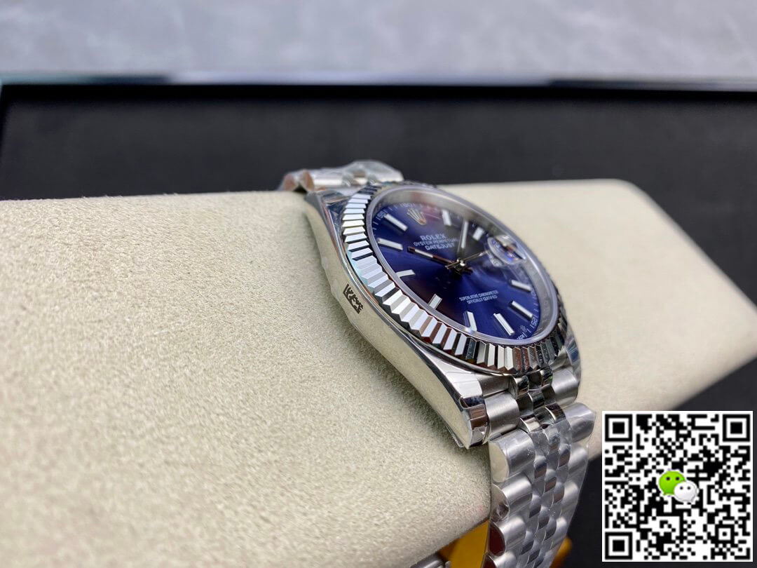 Replica R01ex Datejust M126334-0002 1:1 Best Edition EW Factory Blue Dial