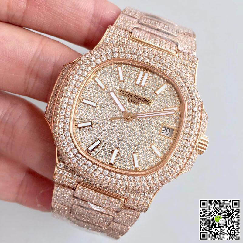 Pat*k Phi1i*pe Replica Nautilus Jumbo 5719/10G-010 1:1 Best Edition Swiss ETA 324SC D1am0nd Dial