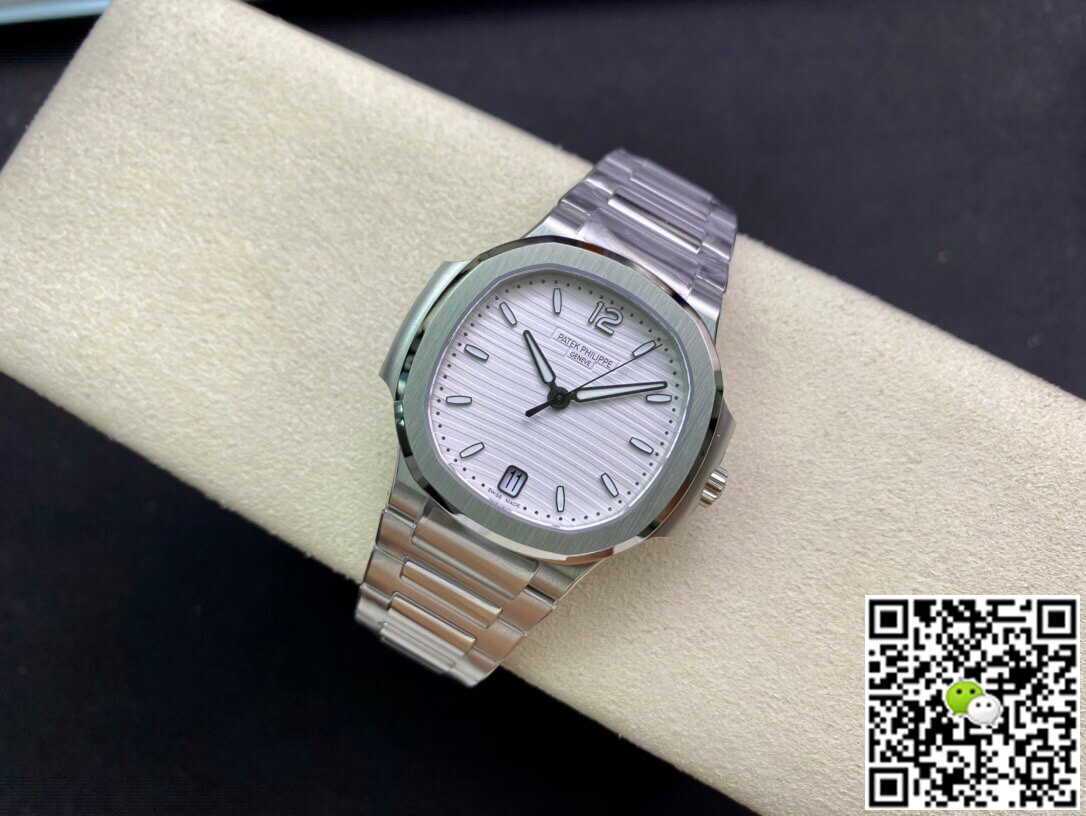 Replica Pat*k Phi1i*pe Nautilus Ladies 7118/1A-010 1:1 Best Edition 3K Factory Silver Dial