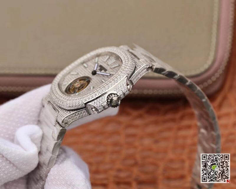 Pat*k Phi1i*pe Replica Nautilus Tourbillon R8 Factory 1:1 Best Edition Swiss Hand-Winding Tourbillon Movement