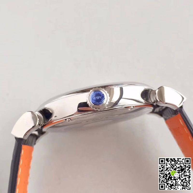 Replica IWC Da Vinci IW356605 MKS Factory 1:1 Best Edition Swiss ETA2892 Blue Dial With Silver Markers