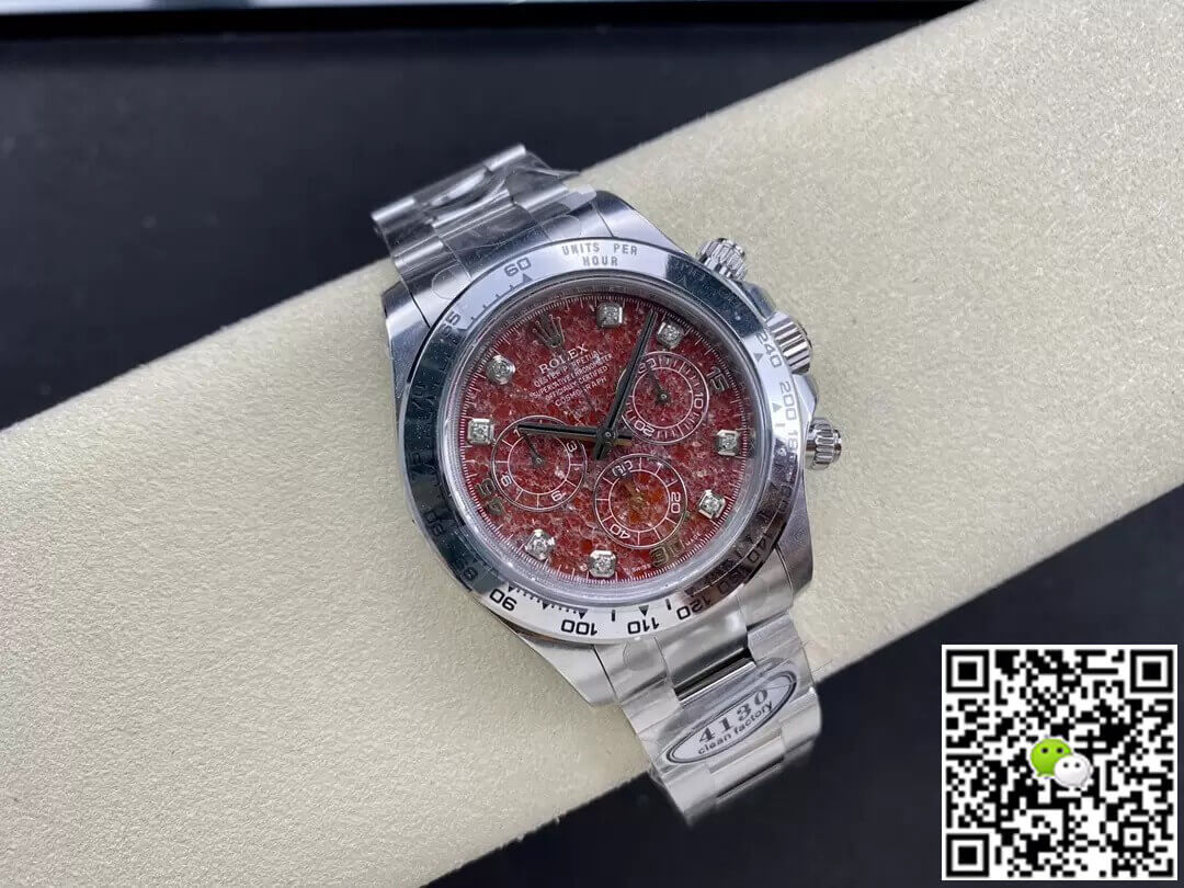 Replica R01ex Cosmograph Daytona 116589 1:1 Best Edition Clean Factory Pomegranate Dial