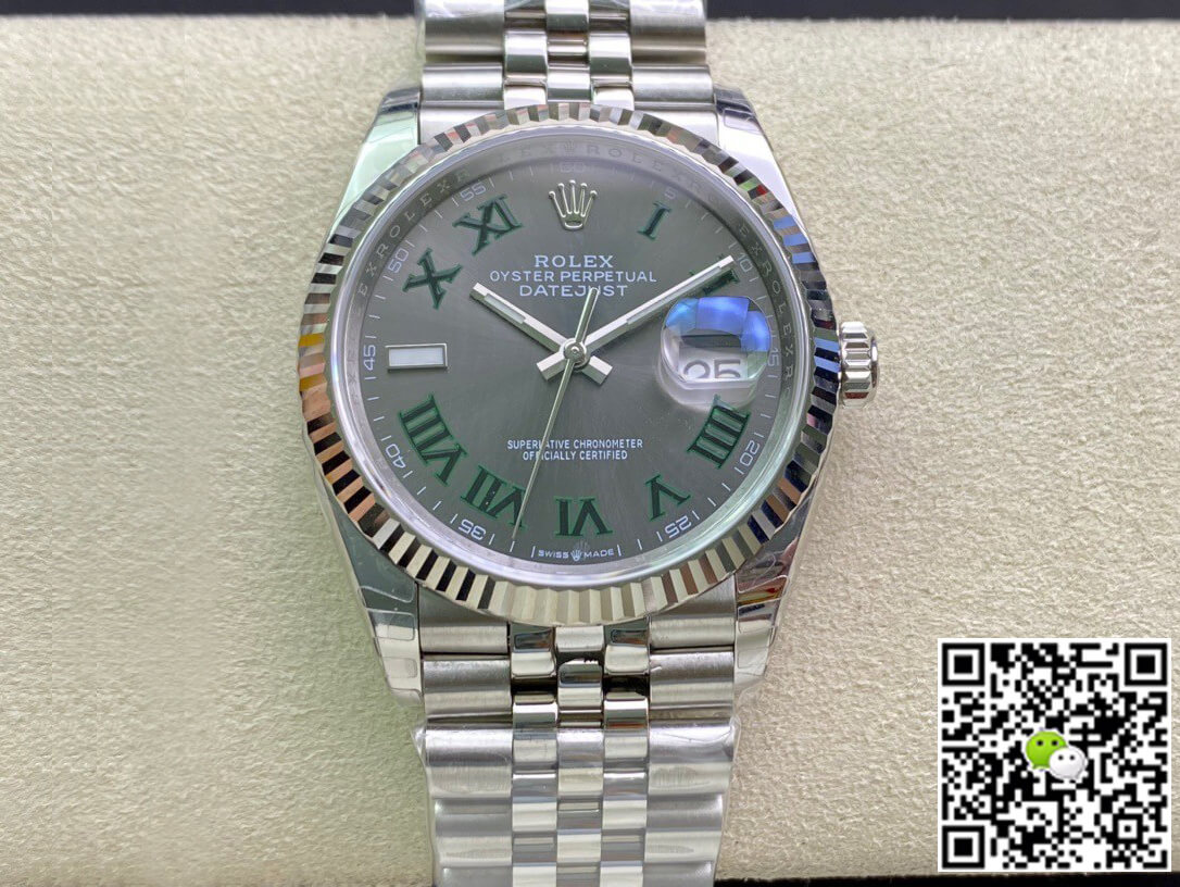 Replica R01ex Datejust M126234-0045 36MM 1:1 Best Edition EW Factory Grey Dial