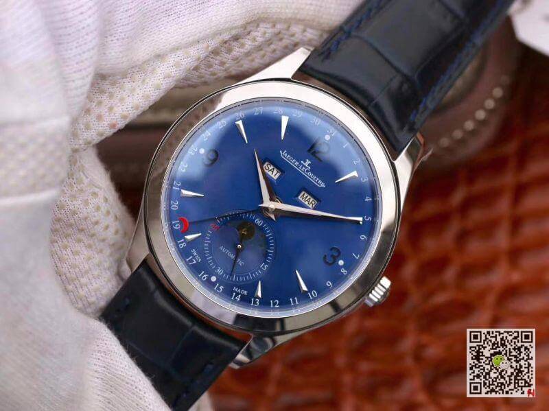 Replica Jaeger-LeCoultre Master Calendar OM Factory Men Watches 1:1 Best Edition Swiss ETA866 Blue Dial