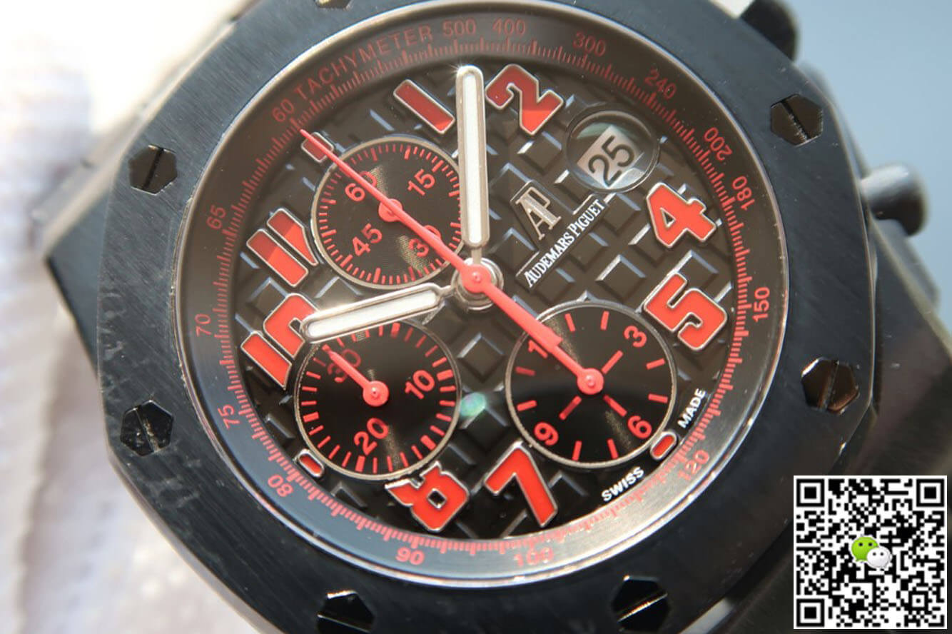 Replica Audemars P1g*et Royal Oak Offshore 26186SN.OO.D101CR.01 1:1 Best Edition JF Factory Black Dial