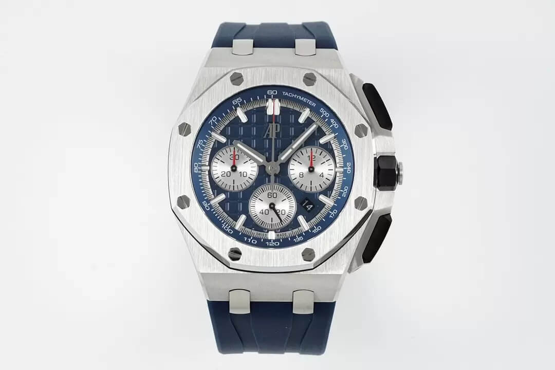 Replica Audemars P1g*et Royal Oak Offshore 26420TI.OO.A027CA.01 1:1 Best Edition APF Factory Blue Dial