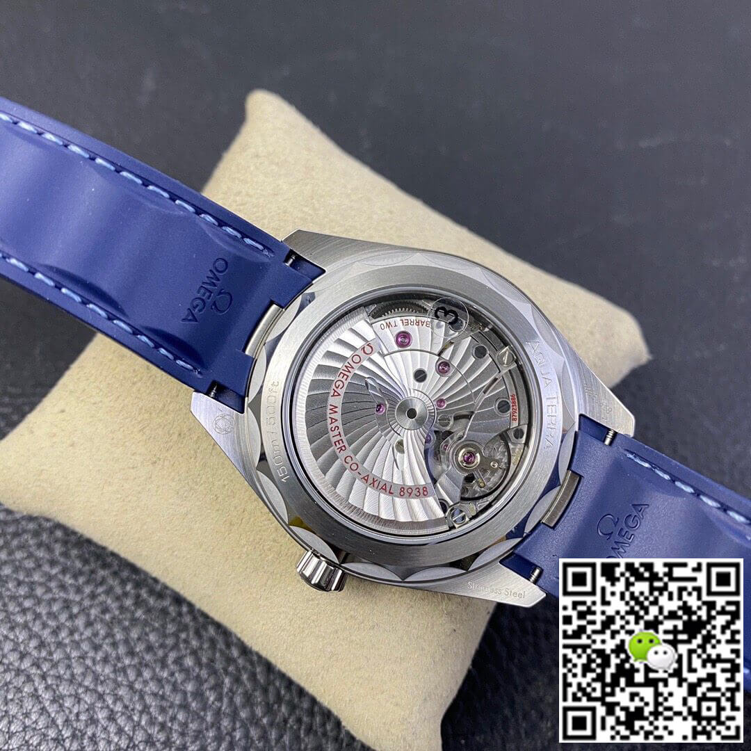 Replica 0me*ga Seamaster Aqua Terra GMT Worldtimer 220.12.43.22.03.001 1:1 Best Edition VS Factory Blue Dial Swiss ETA8938